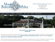 Tablet Screenshot of marder-law.com